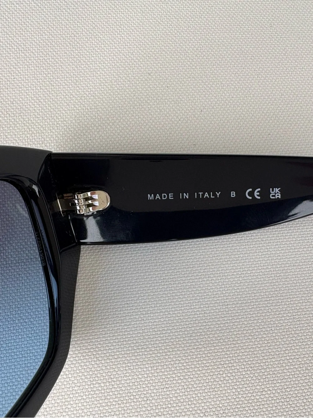 CHANEL Large Navy Blue Cat Eye Sunglasses